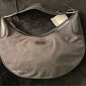 Gucci Black Leather trim Women's Bag